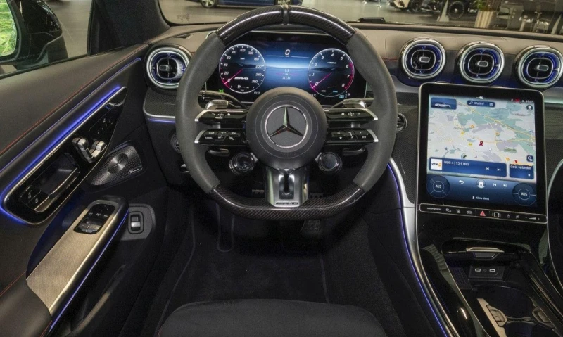 Mercedes-Benz CLE 53 AMG 4-MATIC CARBON BURMESTER PANO HEAD UP 360, снимка 7 - Автомобили и джипове - 51608757