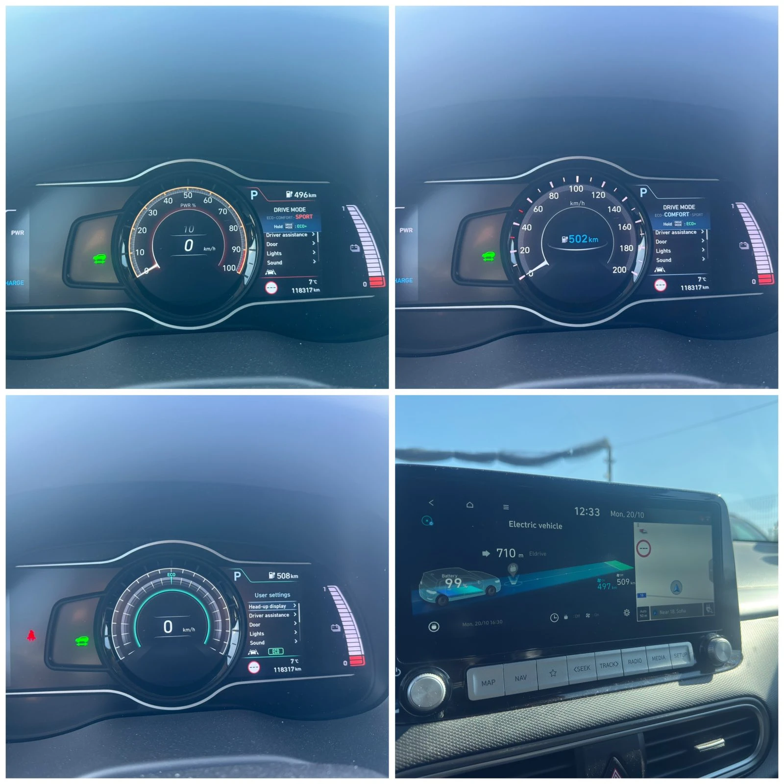 Hyundai Kona 64KWh/PREMIUM/BLUELINK/FULL/SOH100% | Mobile.bg   12