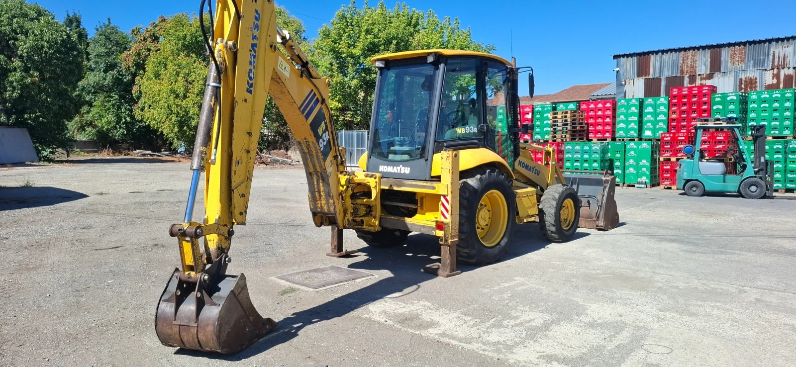 Багер Komatsu 93R , снимка 3 - Индустриална техника - 56084575