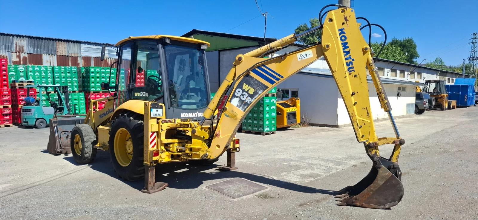 Багер Komatsu 93R , снимка 4 - Индустриална техника - 56084575