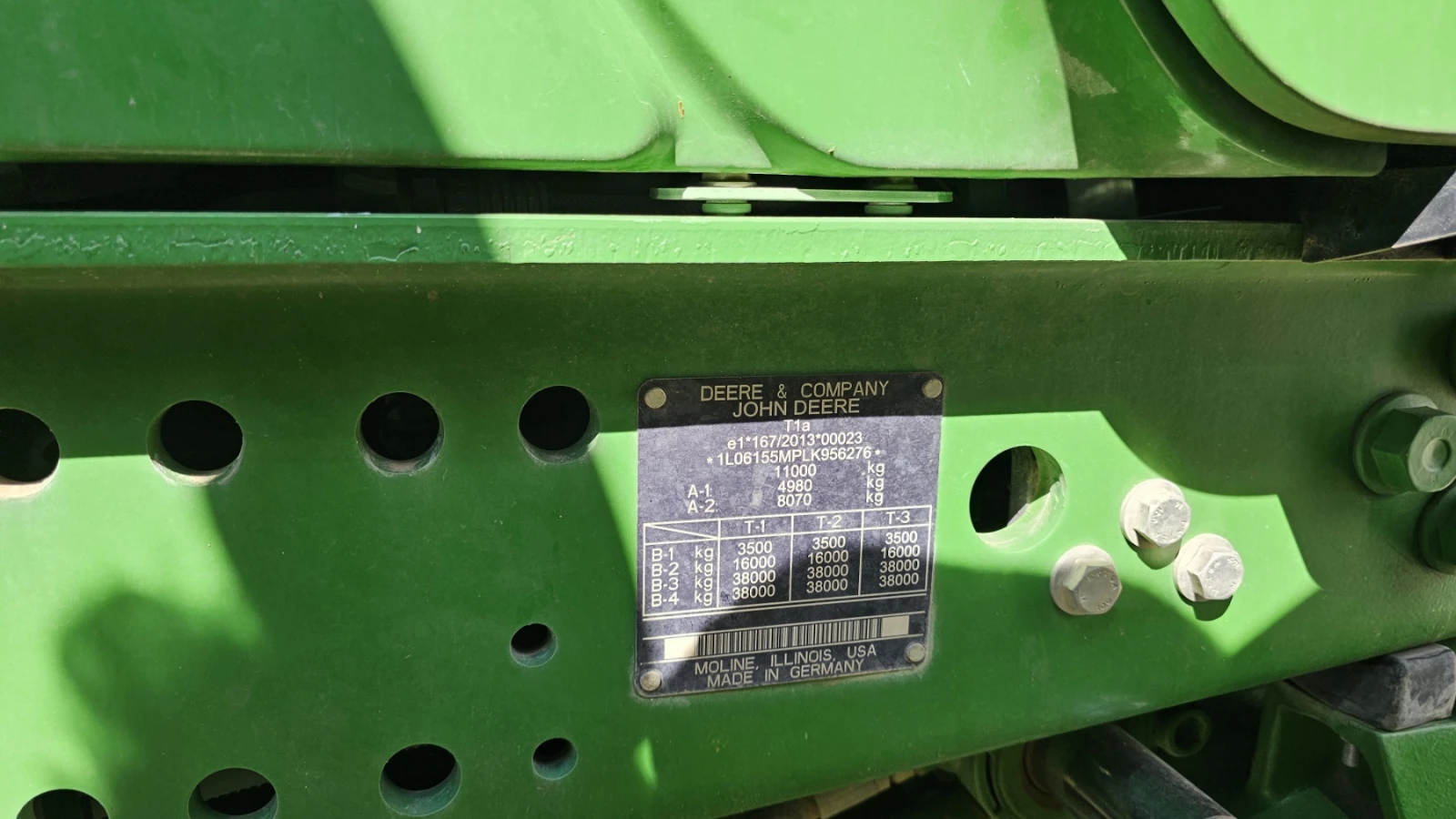 Трактор John Deere 6155M - изображение 8