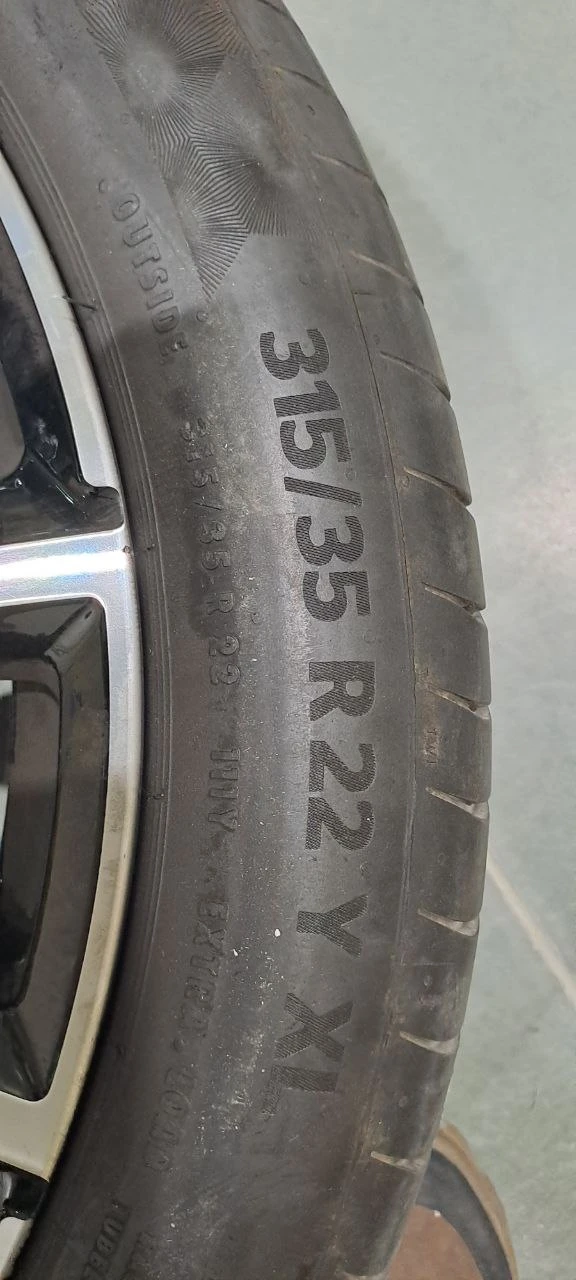 Гуми с джанти Continental 315/35R22, снимка 4 - Гуми и джанти - 53560899