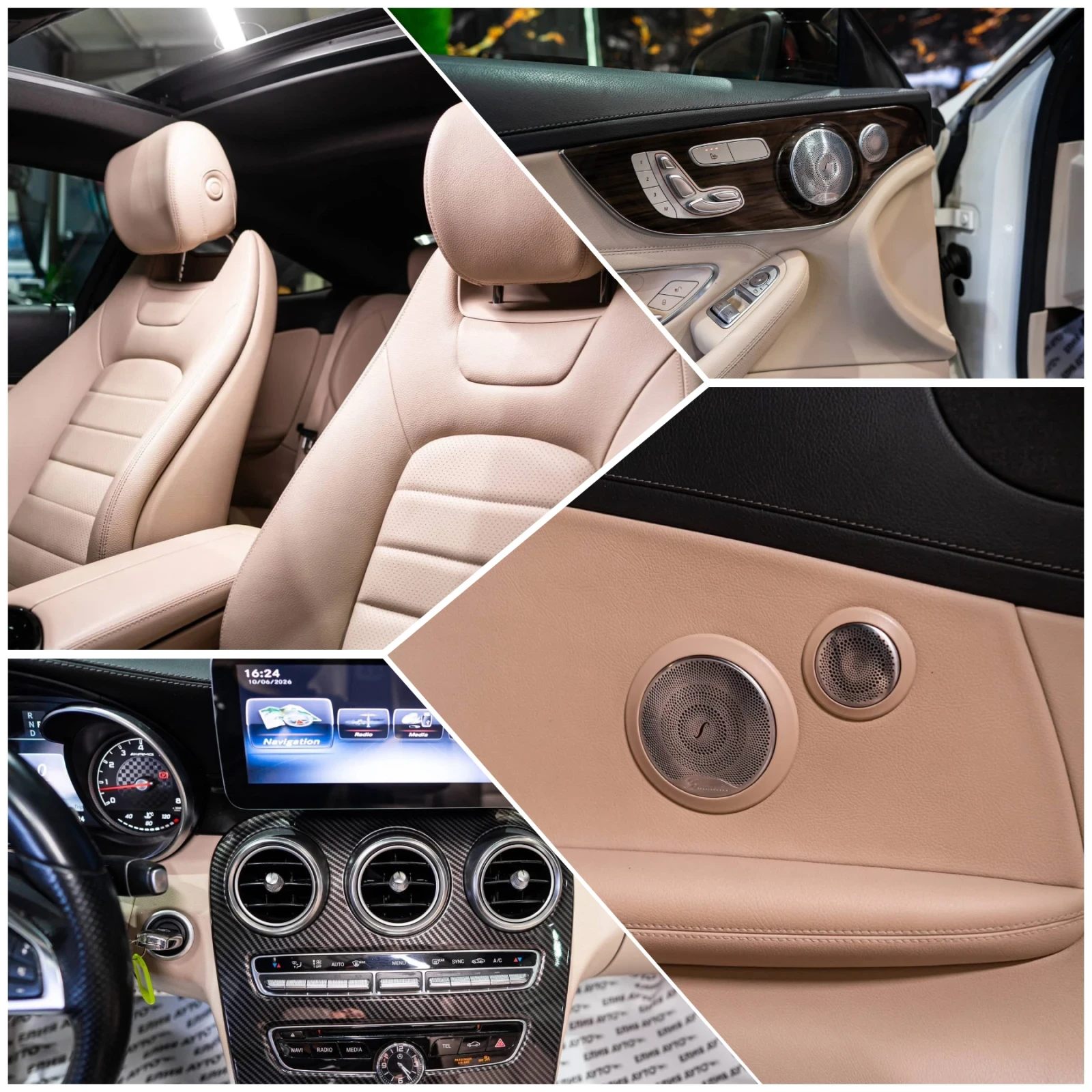 Mercedes-Benz C 300 D COUPE AMG LINE LED NAVI ���� BURM ������ 100% | Mobile.bg � ����������� 16