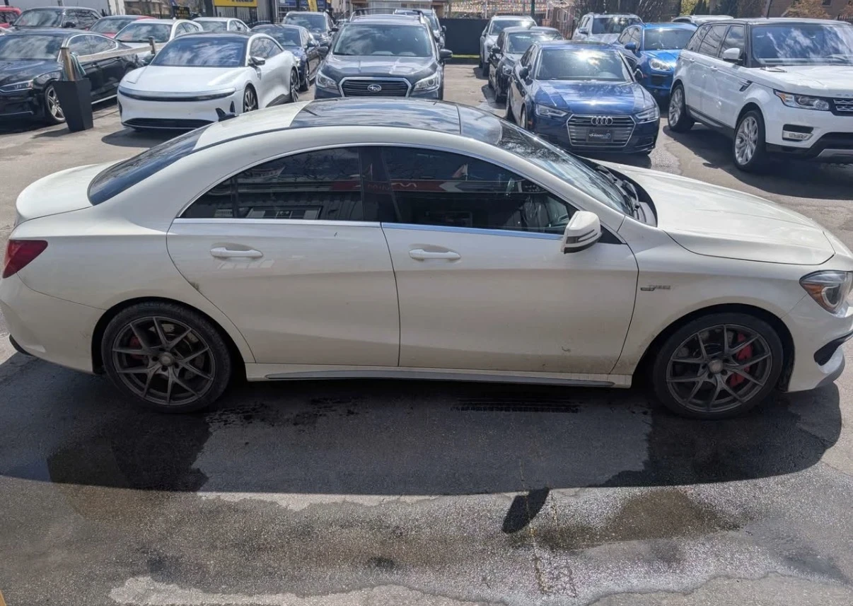 Mercedes-Benz CLA 45 AMG ПАНОРАМА * CARPLAY * ПОДГРЕВИ * CARFAX * , снимка 4 - Автомобили и джипове - 54565932