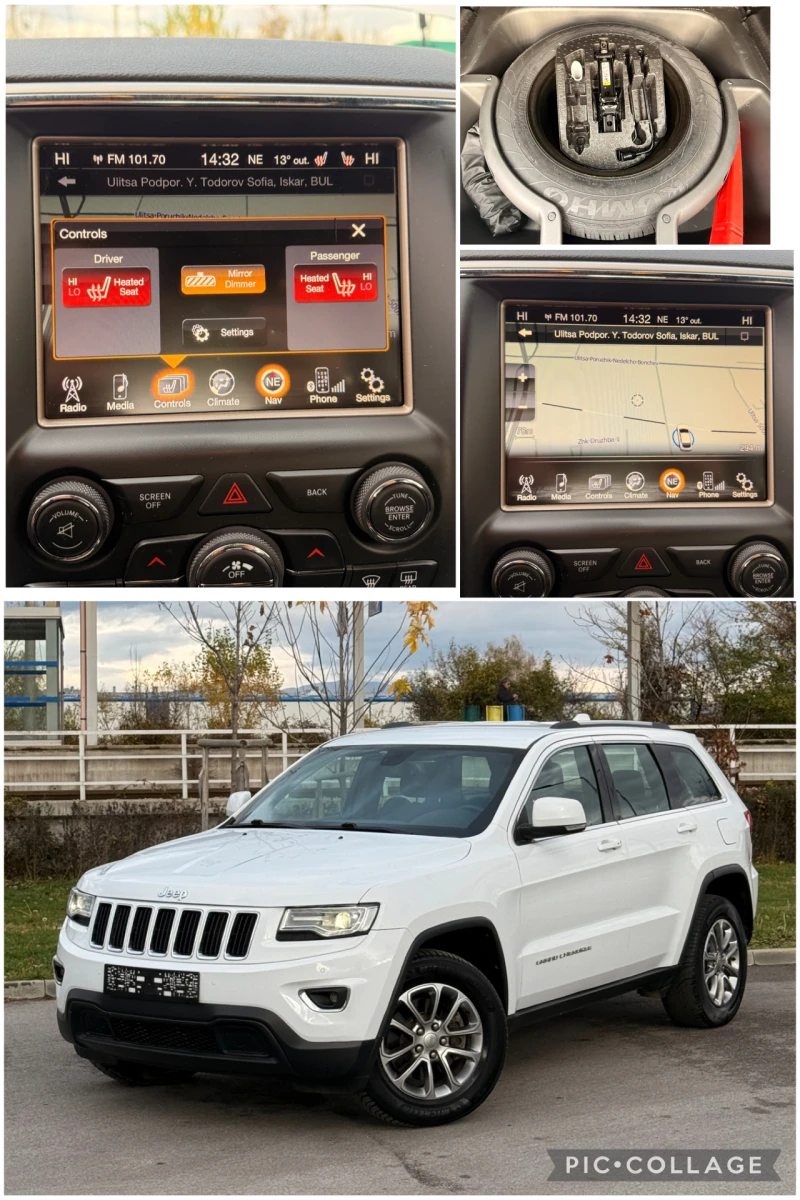 Jeep Grand cherokee 3.0CRDI* NAVI* ПОДГРЕВ* , снимка 16 - Автомобили и джипове - 52495137