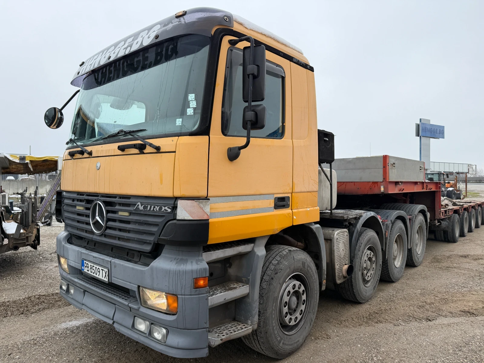 Mercedes-Benz Actros 2657 КОМПОЗИЦИЯ GOLFHOFER 5 ОСИ, снимка 10 - Камиони - 54225213