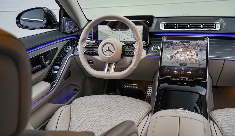 Mercedes-Benz S 500 Long 4Matic AMG-Line, снимка 11 - Автомобили и джипове - 53187300