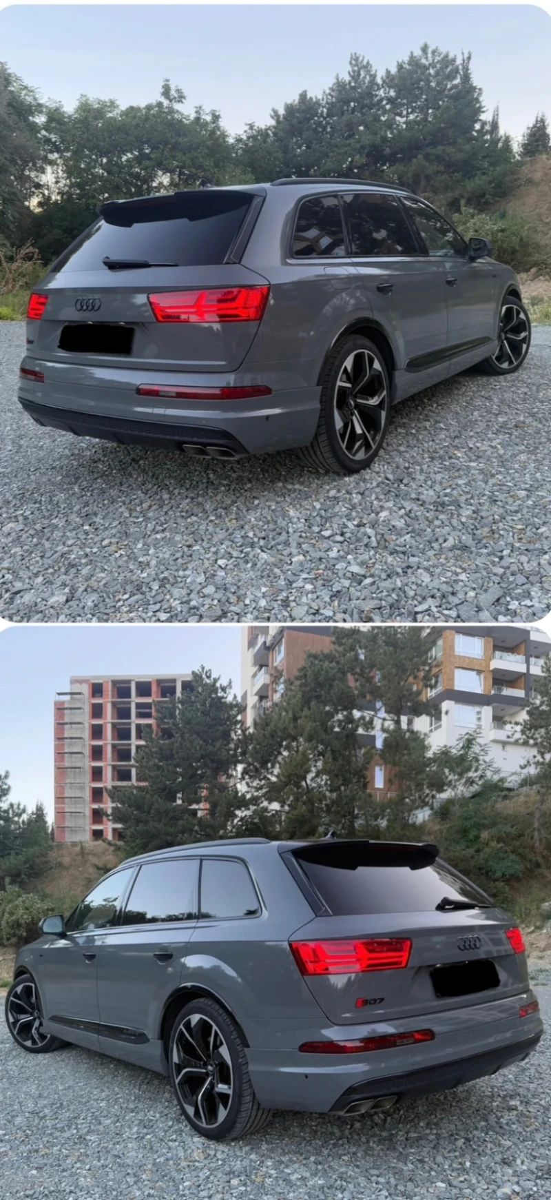 Audi SQ7 4.0 TDI Quattro Pano | 360| Nardo Grey | Full Extr, снимка 3 - Автомобили и джипове - 51792579