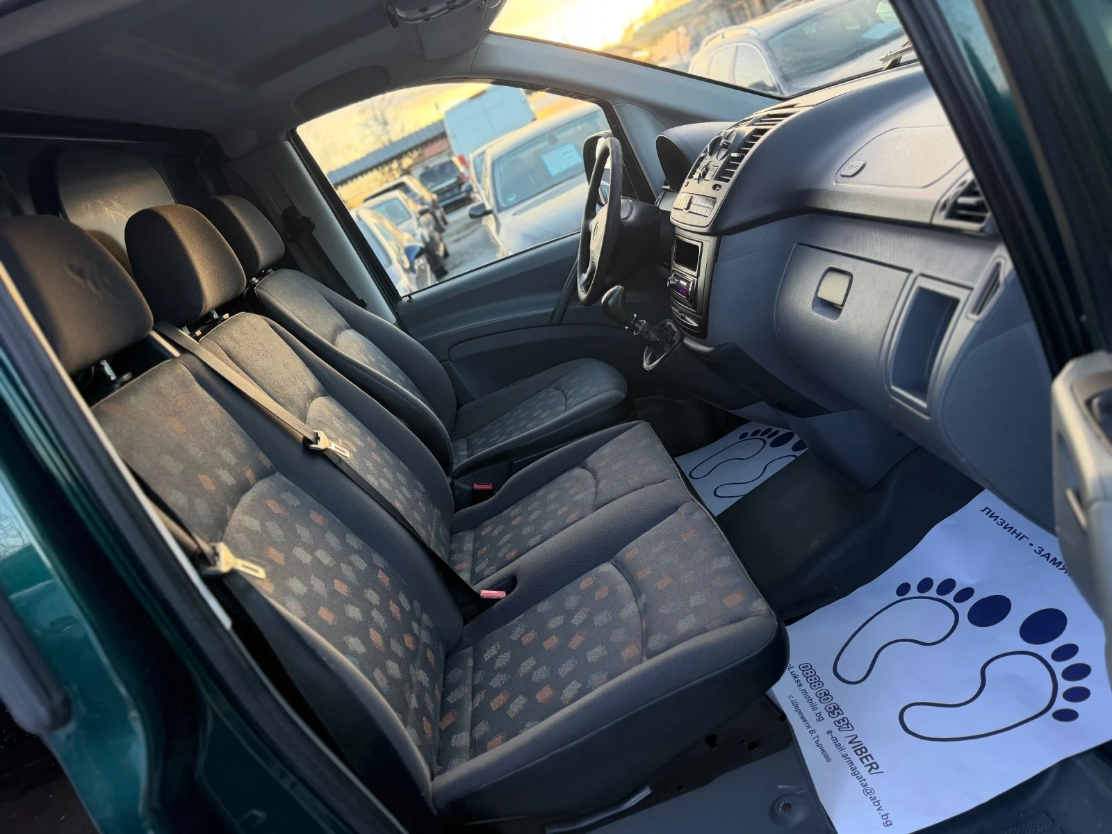 Mercedes-Benz Vito 2.2CDI 95кс КЛИМАТИК , снимка 11 - Бусове и автобуси - 53799423