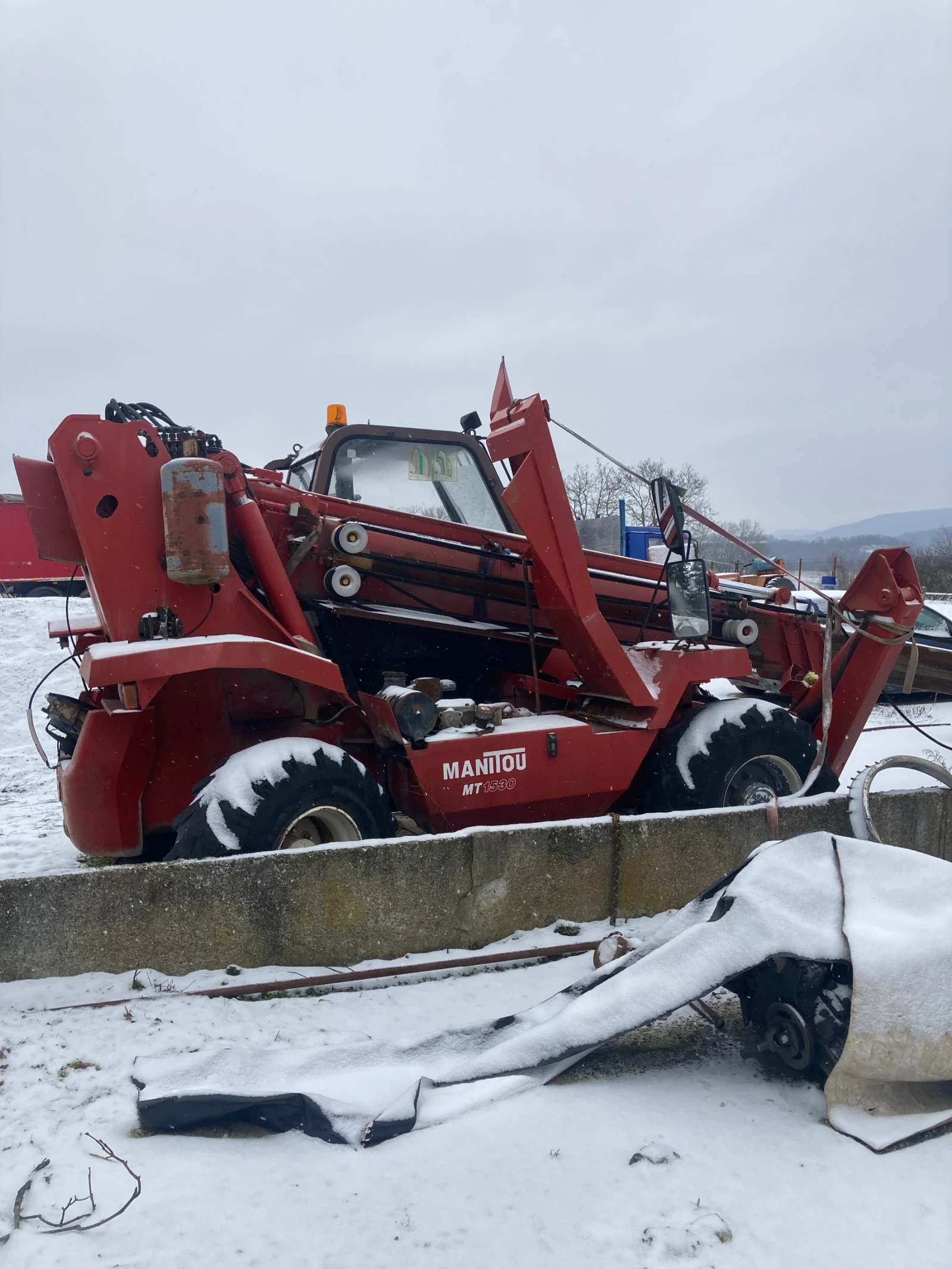 Телескопичен товарач Manitou MT 1530, снимка 3 - Селскостопанска техника - 54849247
