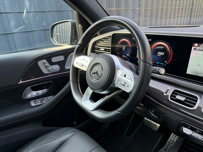 Mercedes-Benz GLS580 AMG/489HP/CARBON/PANO/HUD/MASSAGE/BURMESTER/208E, снимка 8 - Автомобили и джипове - 50472980
