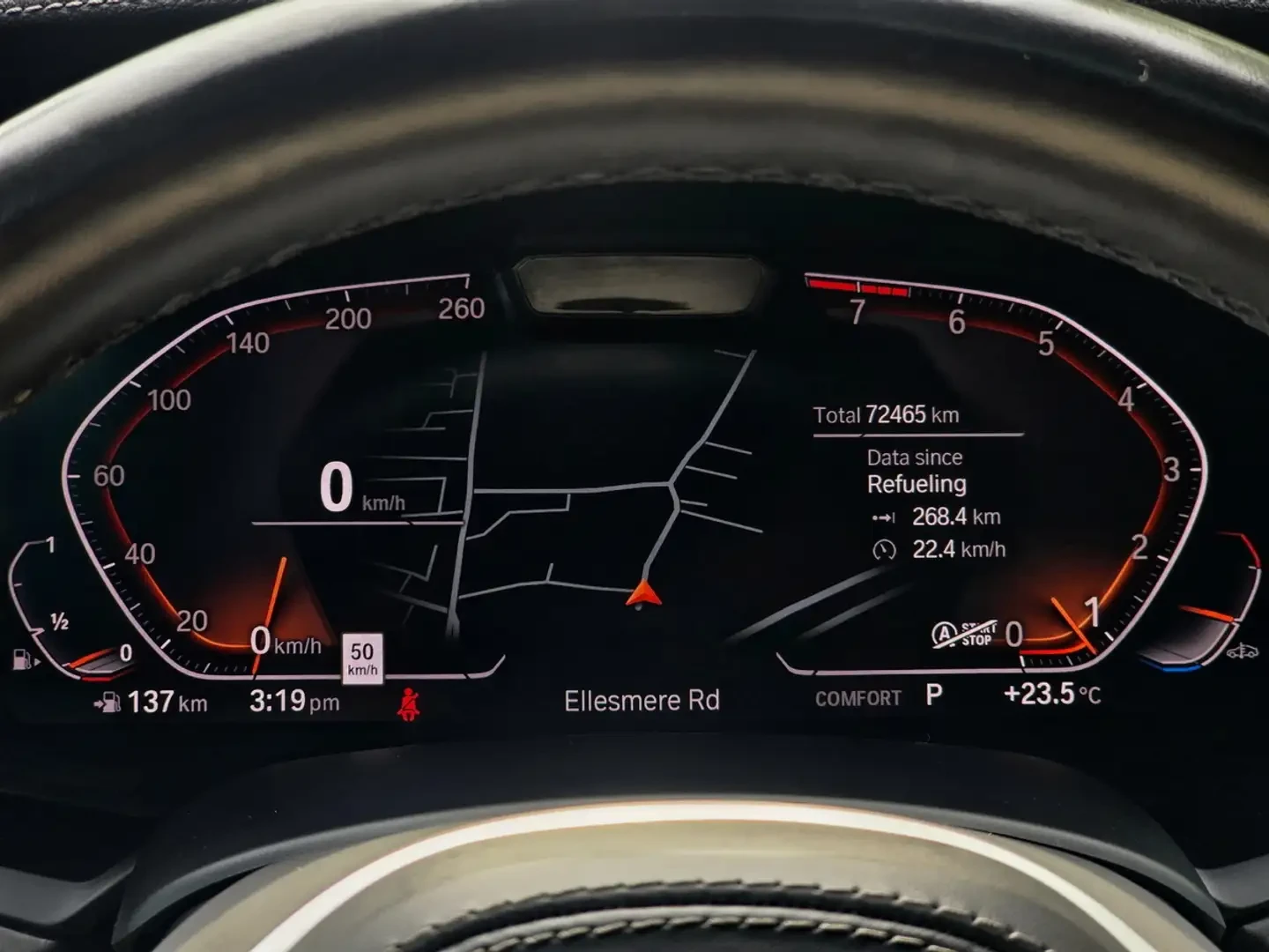 BMW X5 xDrive40i/ОБДУХ/ЛАЗЕР/HUD/HK/AIR/КРИСТАЛ/360/ПАНО/, снимка 9 - Автомобили и джипове - 55461755