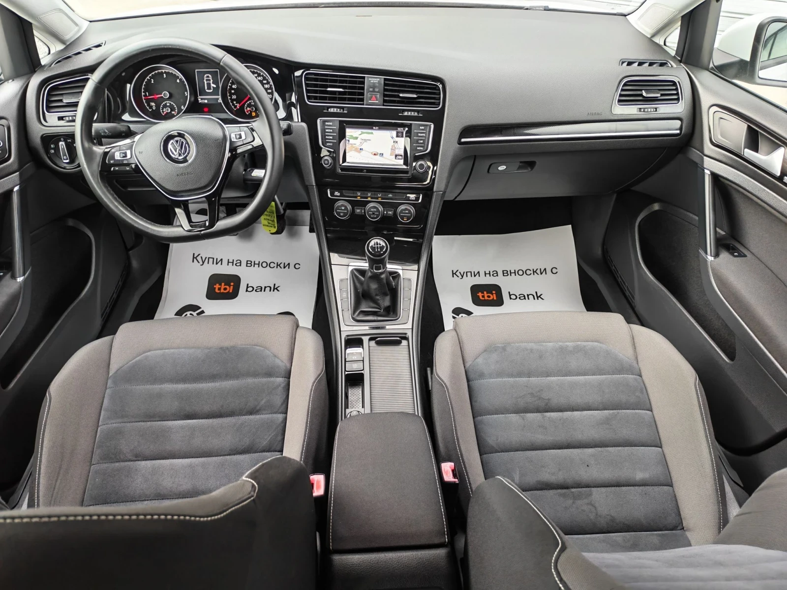 VW Golf 1.6TDI 110kc Euro6 Navi Highline, снимка 9 - Автомобили и джипове - 56247974