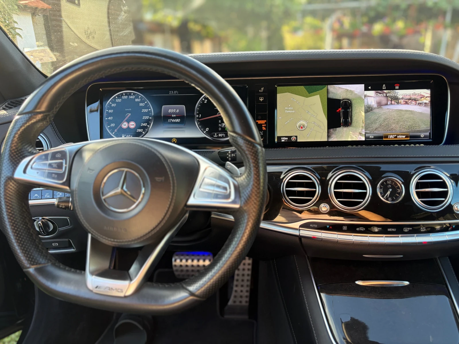 Mercedes-Benz S 350 AMG Style 4M 3xTV LONG, снимка 9 - Автомобили и джипове - 55957412