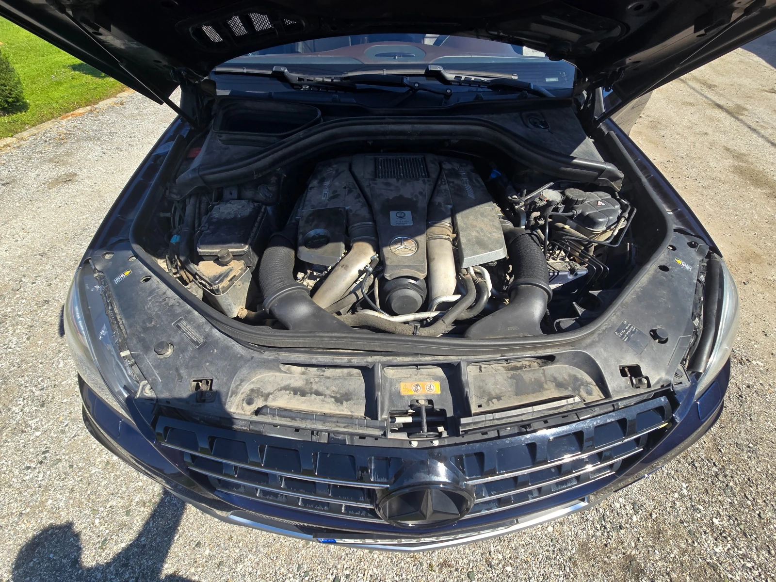 Mercedes-Benz ML 63 AMG 2014г, 6, 3-AMG, снимка 15 - Автомобили и джипове - 54423270
