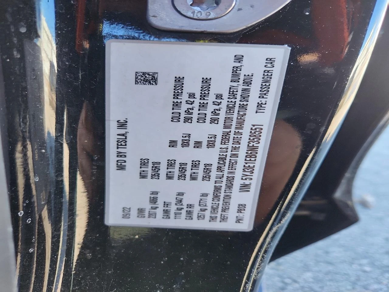Tesla Model 3, снимка 12 - Автомобили и джипове - 54743856