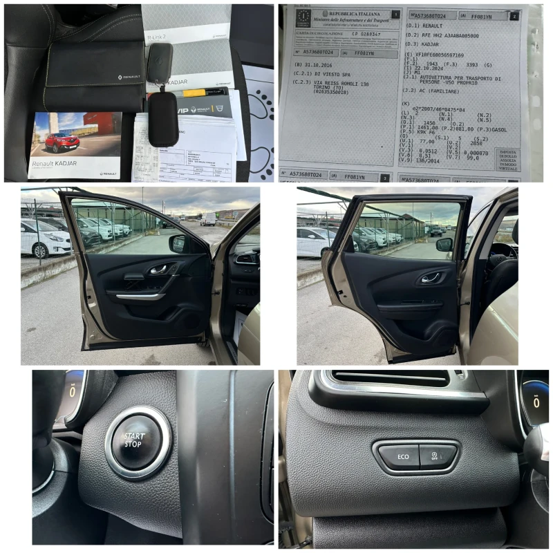 Renault Kadjar 1.5-dci-AUTOMAT-145.306km-NEW-LED-NAVI-PANORAMA, снимка 16 - Автомобили и джипове - 48081179