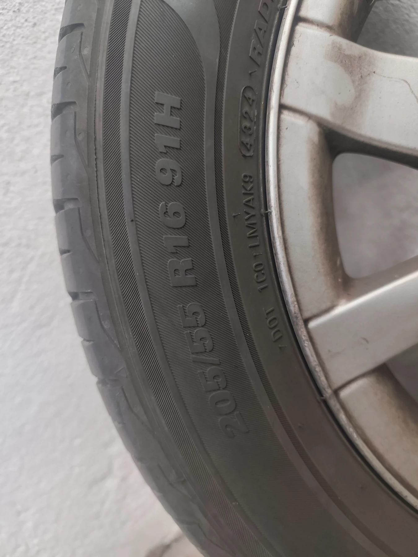 Гуми с джанти Marshal 205/55R16, снимка 3 - Гуми и джанти - 54378160