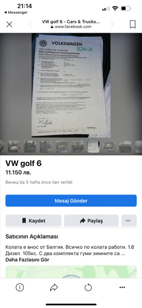 VW Golf, снимка 8 - Автомобили и джипове - 44481960
