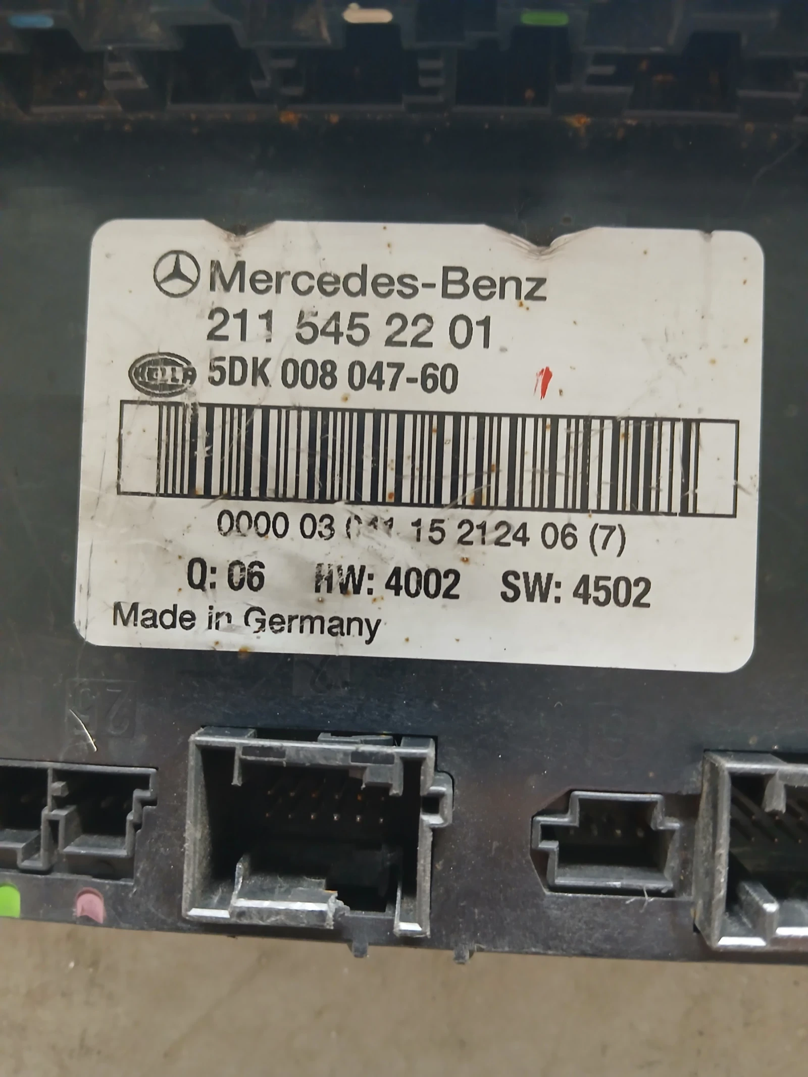 211 545 22 01 SAM модул Mercedes E211 , снимка 2 - Части - 54913492