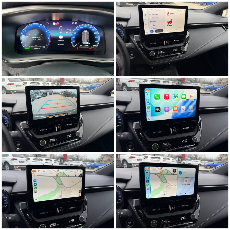 Toyota Corolla 1.8h 140к.с GR 38000км. Гаранция, снимка 10 - Автомобили и джипове - 52752674