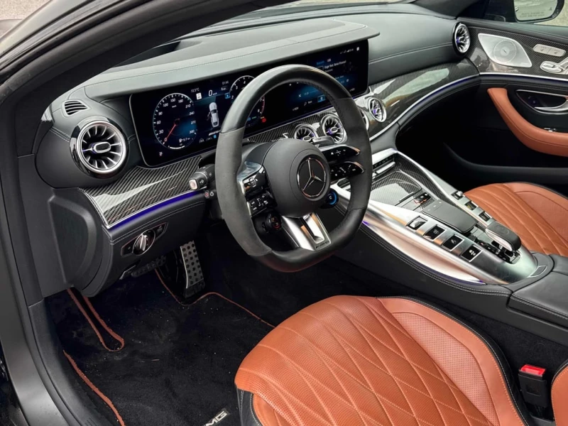 Mercedes-Benz AMG GT * 53 * CARFAX* DISTRONIC * 360 * ОБДУХВАНЕ, снимка 5 - Автомобили и джипове - 53434429