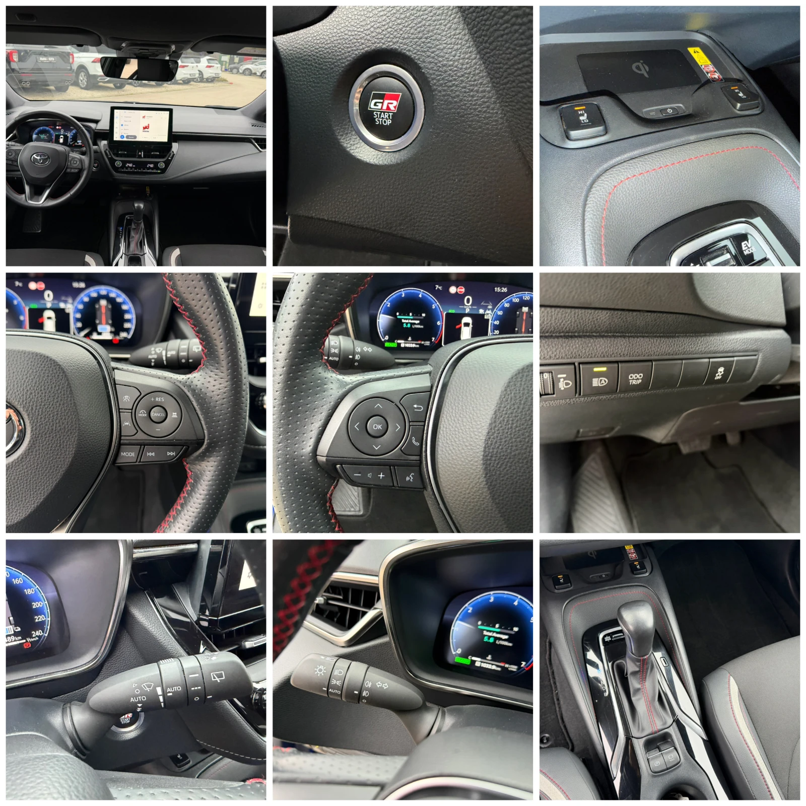 Toyota Corolla 1.8h 140�.� GR 38000��. �������� | Mobile.bg � ����������� 11