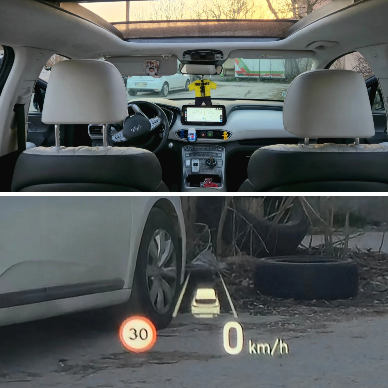 Hyundai Santa fe FULL SUGNATURE 2.2CRDI 4х4 PANORAMA TOP, снимка 13 - Автомобили и джипове - 53841292