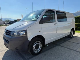 VW Transporter 2.0TDI Long Товаропътнически 6-местен Климатик , снимка 4