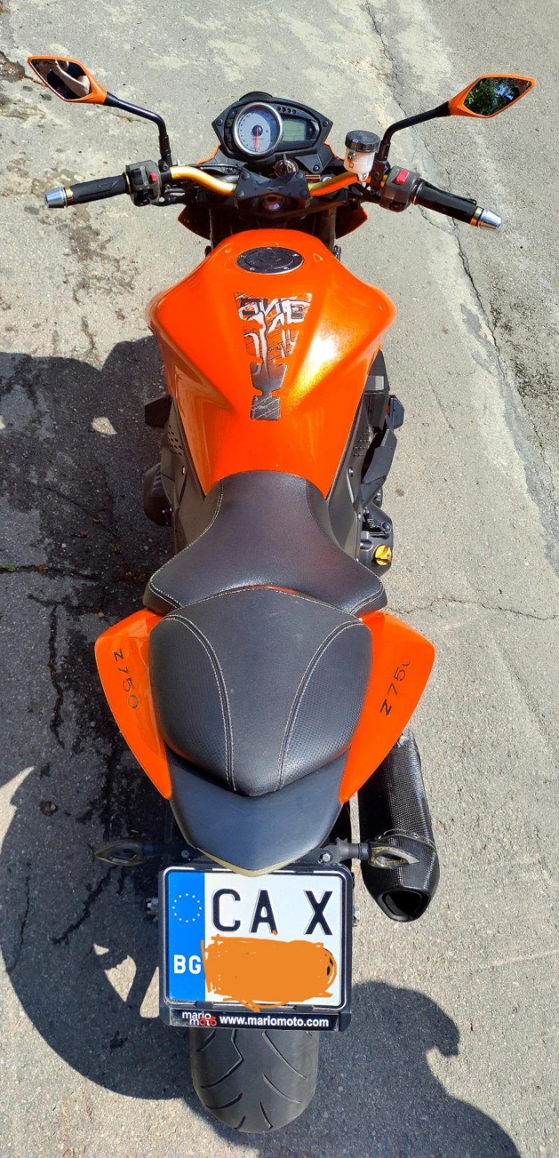 Kawasaki Z Z750 Orange, снимка 9 - Мотоциклети и мототехника - 41488027