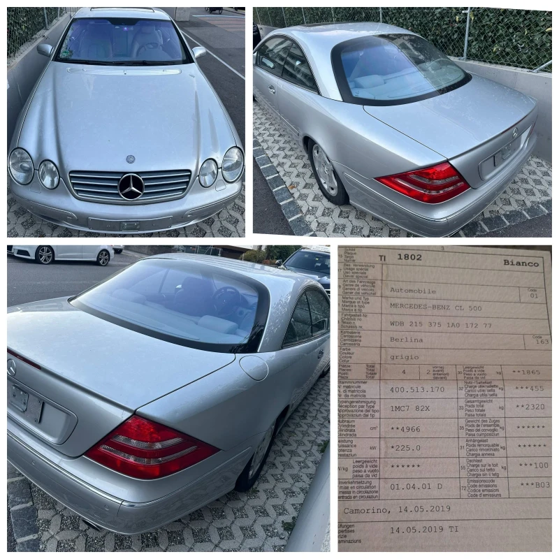 Mercedes-Benz CL 500 SWISS EDITION 89000km!!, снимка 17 - Автомобили и джипове - 47348978