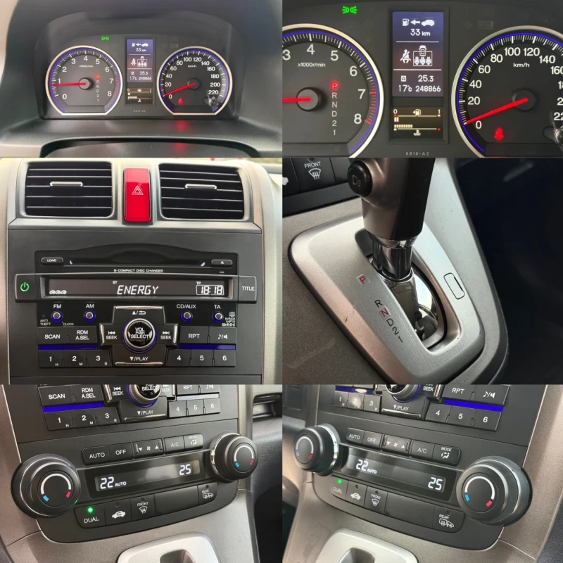 Honda Cr-v 4x4 / FACE / LPG / АВТОМАТ / ИТАЛИЯ, снимка 14 - Автомобили и джипове - 52158968