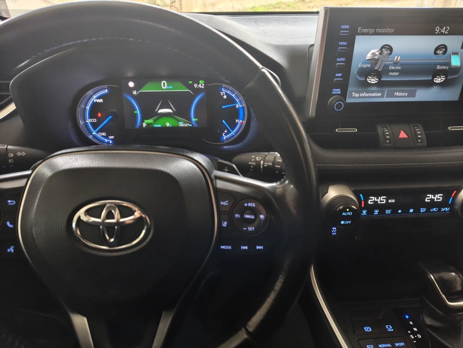 Toyota Rav4 Led, Дистроник, Следене Ленти, Мъртва точка, Кожа, снимка 12 - Автомобили и джипове - 53389689