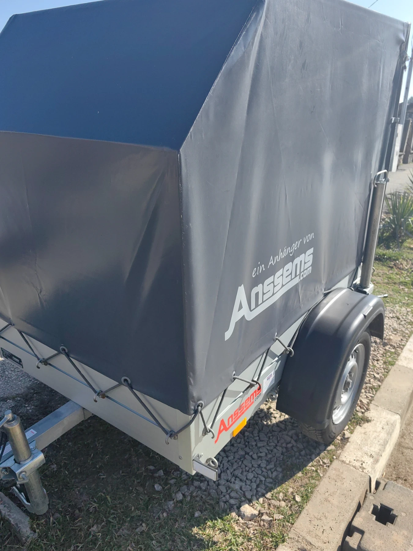 За автомобил Други Регистрирано алуминиево ремарке Anssems 500