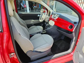 Fiat 500 1.2I/69k.c/163000km/КЛИМАТИК/ПАНОРАМА/EURO 5A/ТОП, снимка 14