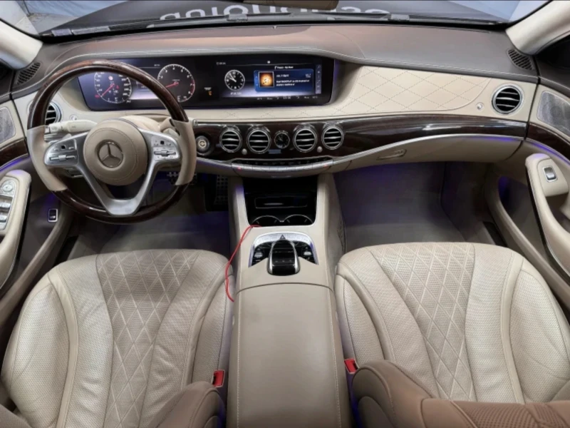 Mercedes-Benz S 560 AMG* 4M* Long* BURMESTER* DISTR* 3xTV* 4SEATS* KEY, снимка 13 - Автомобили и джипове - 51810082