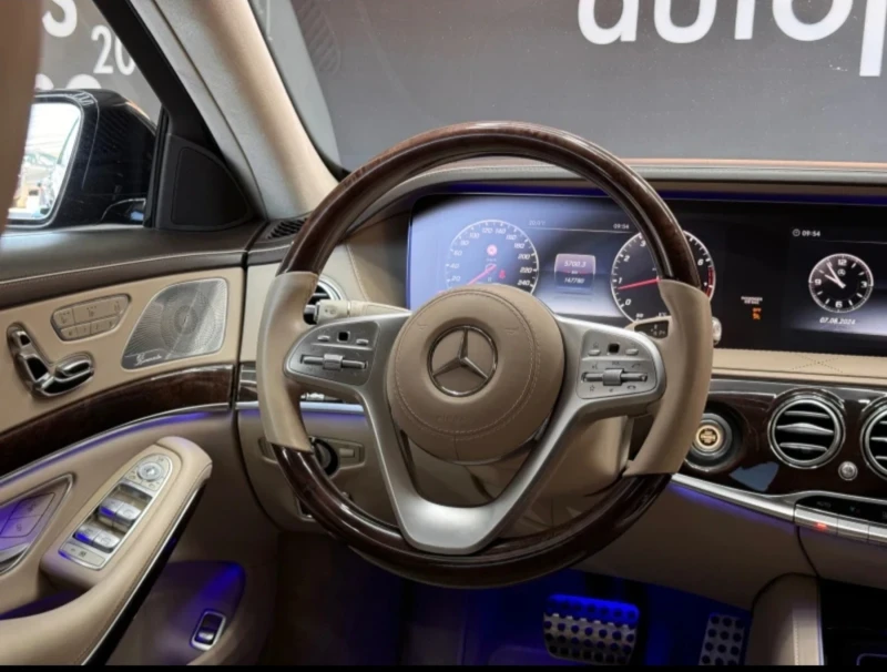 Mercedes-Benz S 560 AMG* 4M* Long* BURMESTER* DISTR* 3xTV* 4SEATS* KEY, снимка 12 - Автомобили и джипове - 51810082
