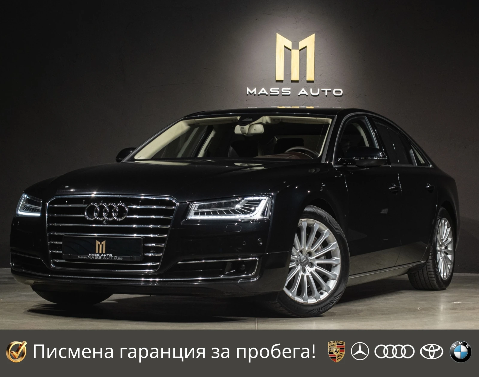 Audi A8 3.0TDI/DesignSelection/B&O/HUD/360/TV, снимка 1