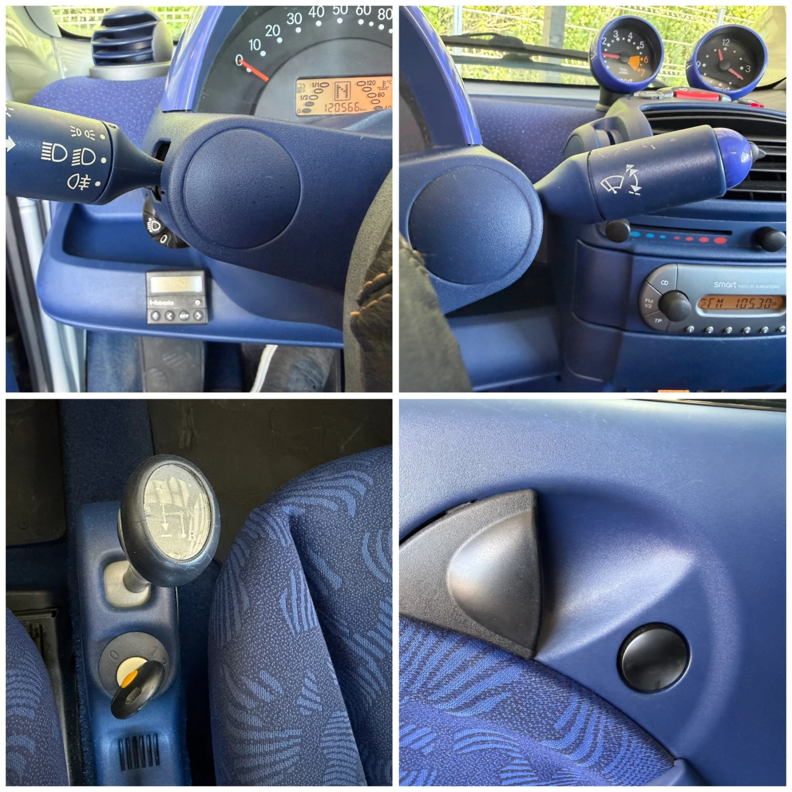 Smart Fortwo 0.6I* BRABUS* KLIMA* POANORAMA* REALNI KM* , снимка 12 - Автомобили и джипове - 55231819