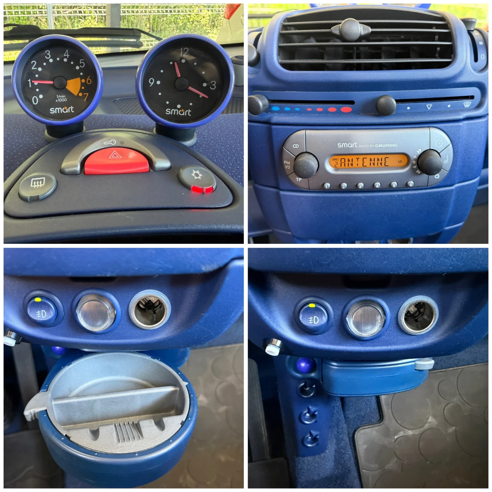 Smart Fortwo 0.6I* BRABUS* KLIMA* POANORAMA* REALNI KM* , снимка 13 - Автомобили и джипове - 55231819