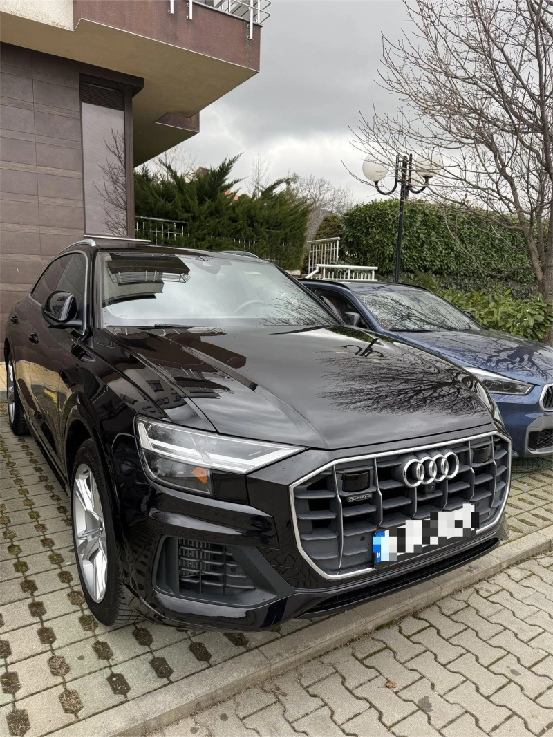 Audi Q8 Premium Plus 55 TFSI quattro ЛИЗИНГ БЕЗ ПЪРВ.ВН., снимка 3 - Автомобили и джипове - 53523785
