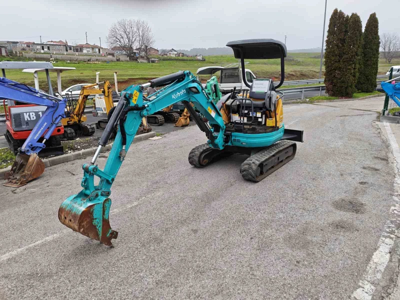 Багер Kubota 2015  ПЕРФЕКТЕН, снимка 12 - Индустриална техника - 52882429