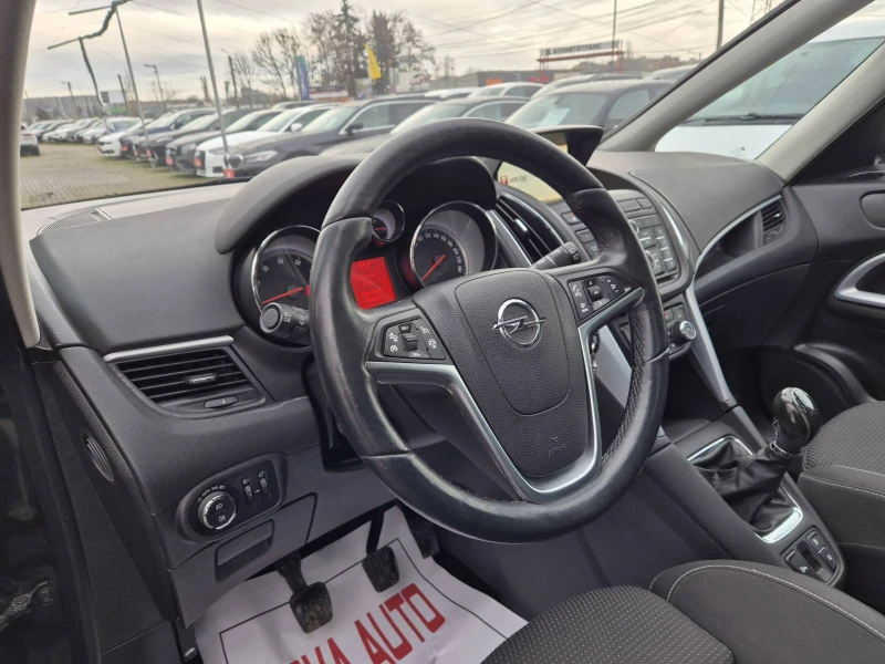 Opel Zafira 1.6i-7 МЕСТА-ПАНОРАМА-PARK ASSIST-ПОДГРЕВ-FULL, снимка 7 - Автомобили и джипове - 53279795
