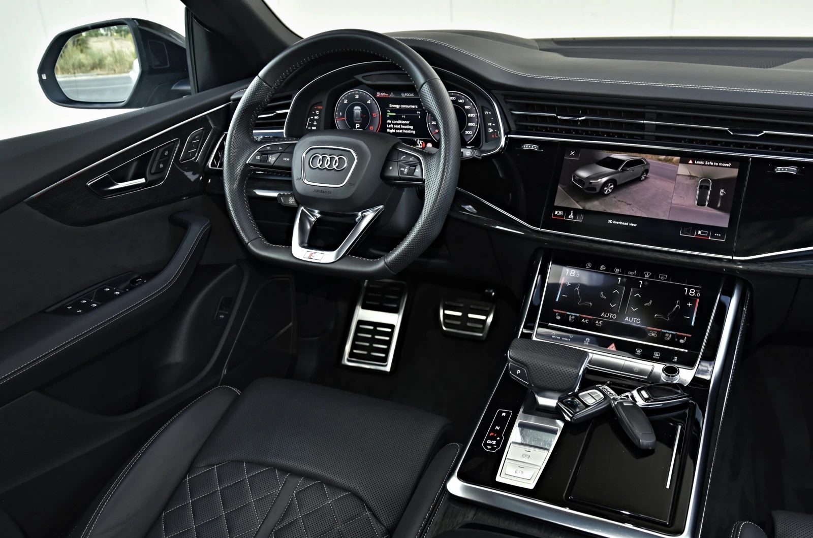 Audi Q8 5.0TDI SQ8-OPTIC 3xSLINE B&O RS-SITZE 22* NightVis - изображение 10