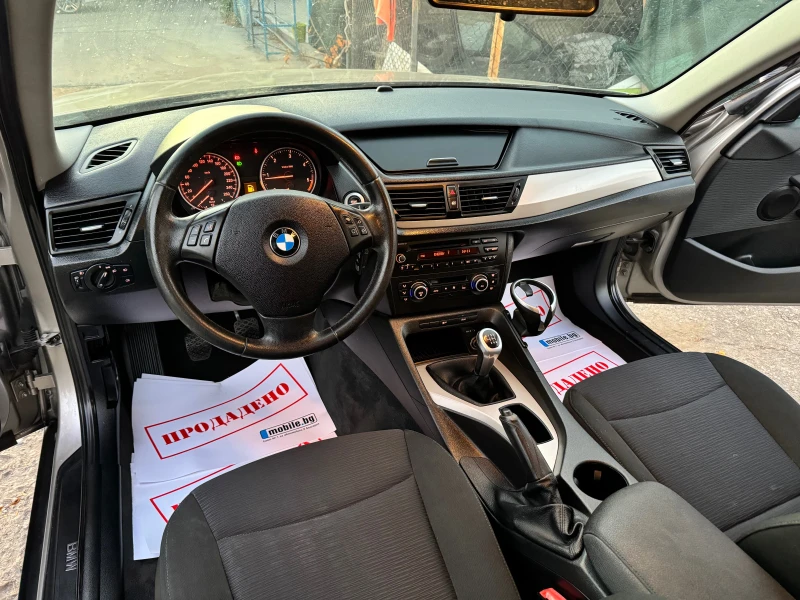 BMW X1 2.0D 184HP 6 SKOROSTI 140000KM 2013G , снимка 12 - Автомобили и джипове - 48699284