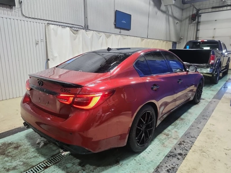 Infiniti Q50 * RED SPORT I LINE * CARFAX * , снимка 3 - Автомобили и джипове - 52959144