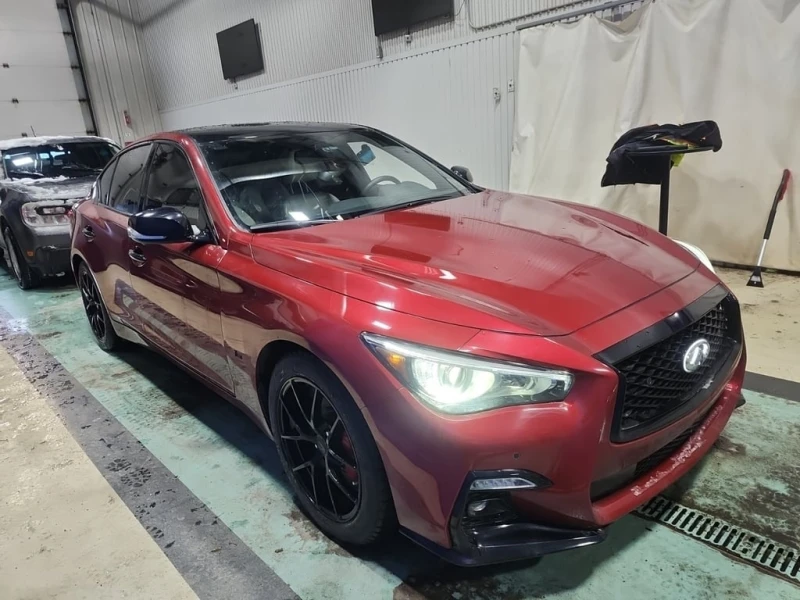 Infiniti Q50 * RED SPORT I LINE * CARFAX * , снимка 2 - Автомобили и джипове - 52959144