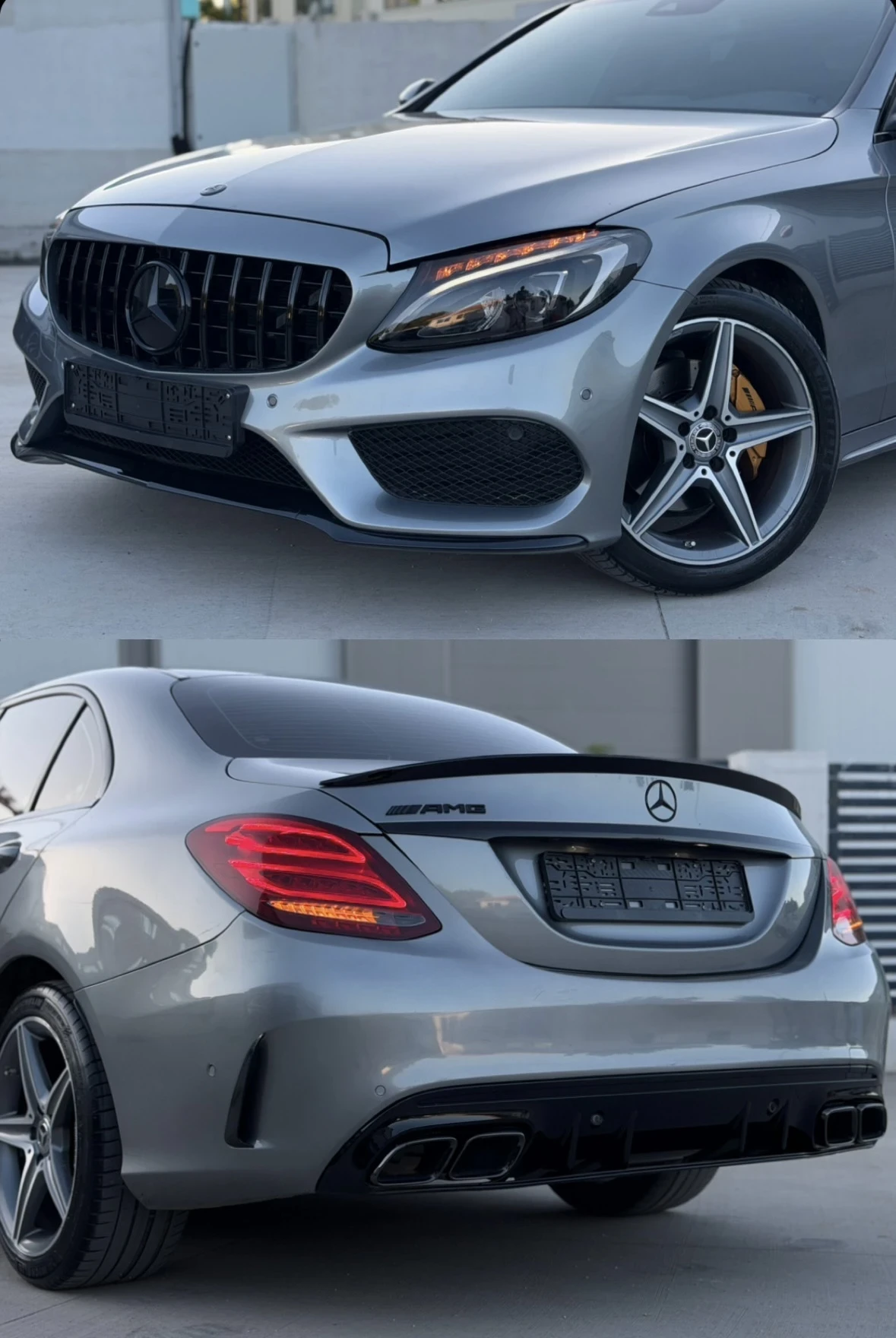 Mercedes-Benz C 220 AMG пакет / 2015 / 7G-Tronic, снимка 8 - Автомобили и джипове - 54715200
