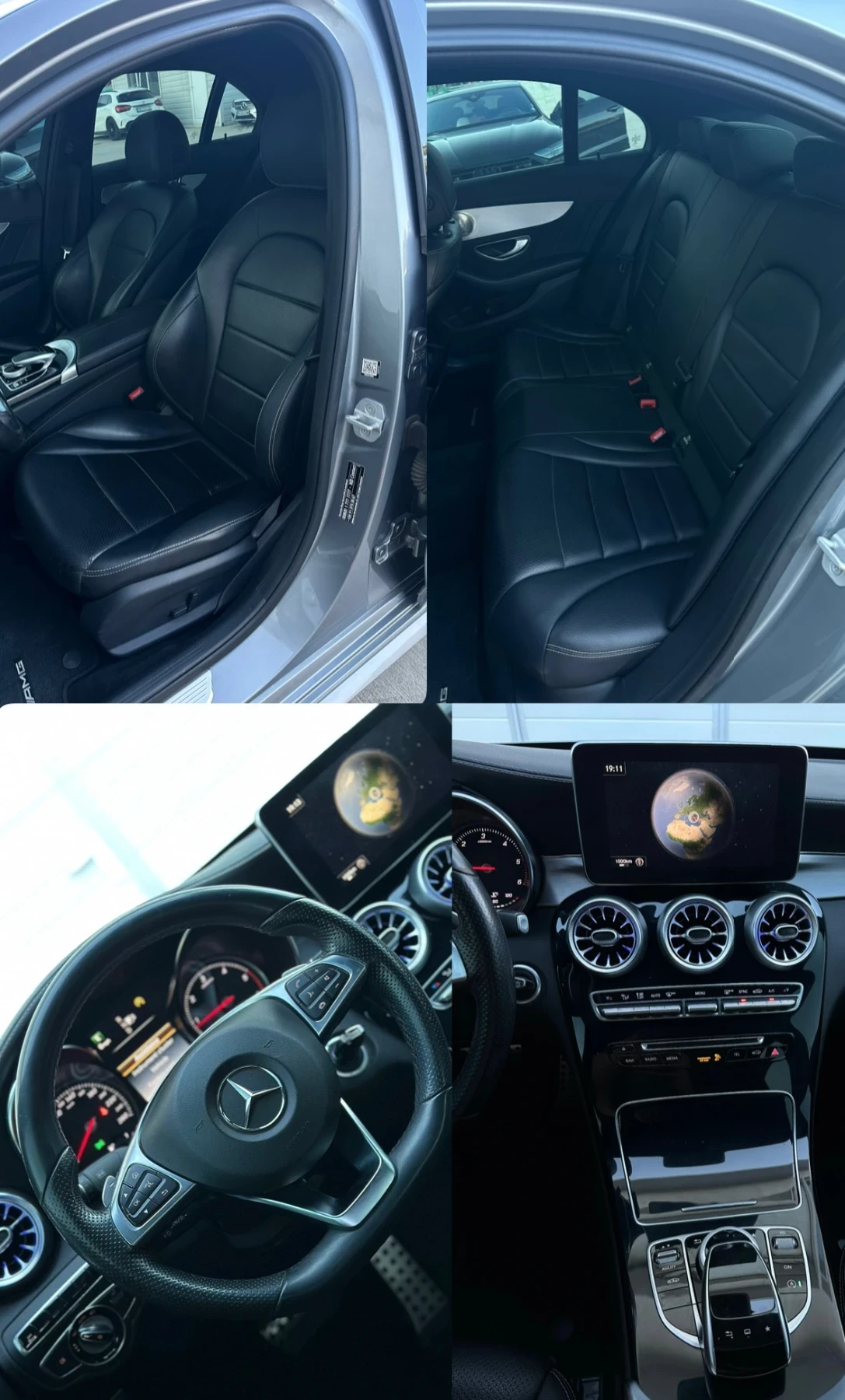 Mercedes-Benz C 220 AMG пакет / 2015 / 7G-Tronic, снимка 13 - Автомобили и джипове - 54715200