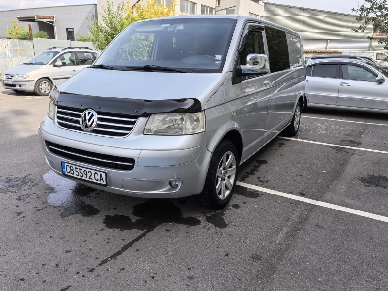 VW T5 2.5 tdi Long 5 mesta, снимка 1 - Бусове и автобуси - 47651747